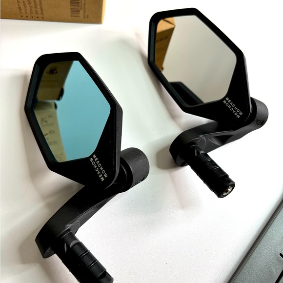 Black Bicycle Rearview Mirrors - Picture 1 of 3